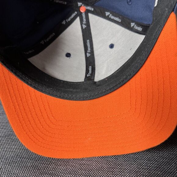 Houston Astros Fanatics SnapBack Hat Cap Blue Script Embroidered MLB Baseball - Picture 7 of 11